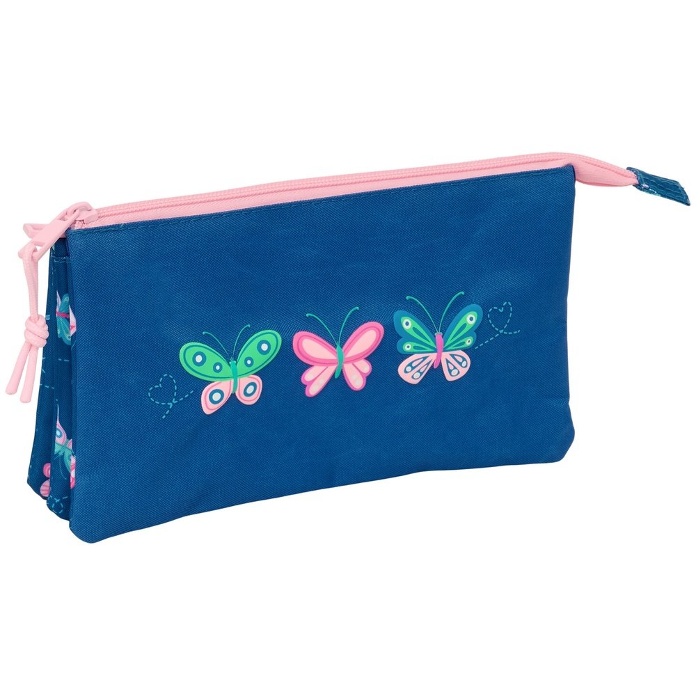 Portatodo Triple Blackfit8 Mariposas SAFTA
