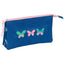 Portatodo Triple Blackfit8 Mariposas SAFTA