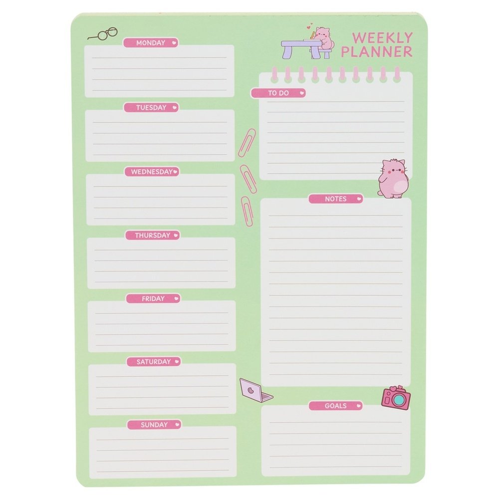 Planning Semanal Pembe the Pink Cat Marca Safta