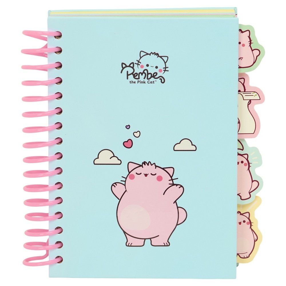 Bloc de Notas A6 Pembe the Pink Cat Marca Safta