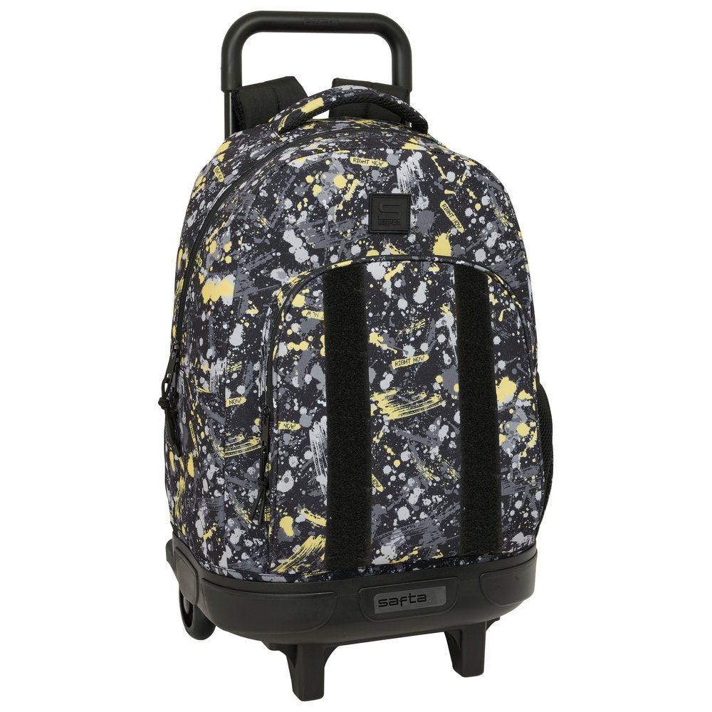 Mochila escolar con ruedas compacta extraíble Safta Graffiti