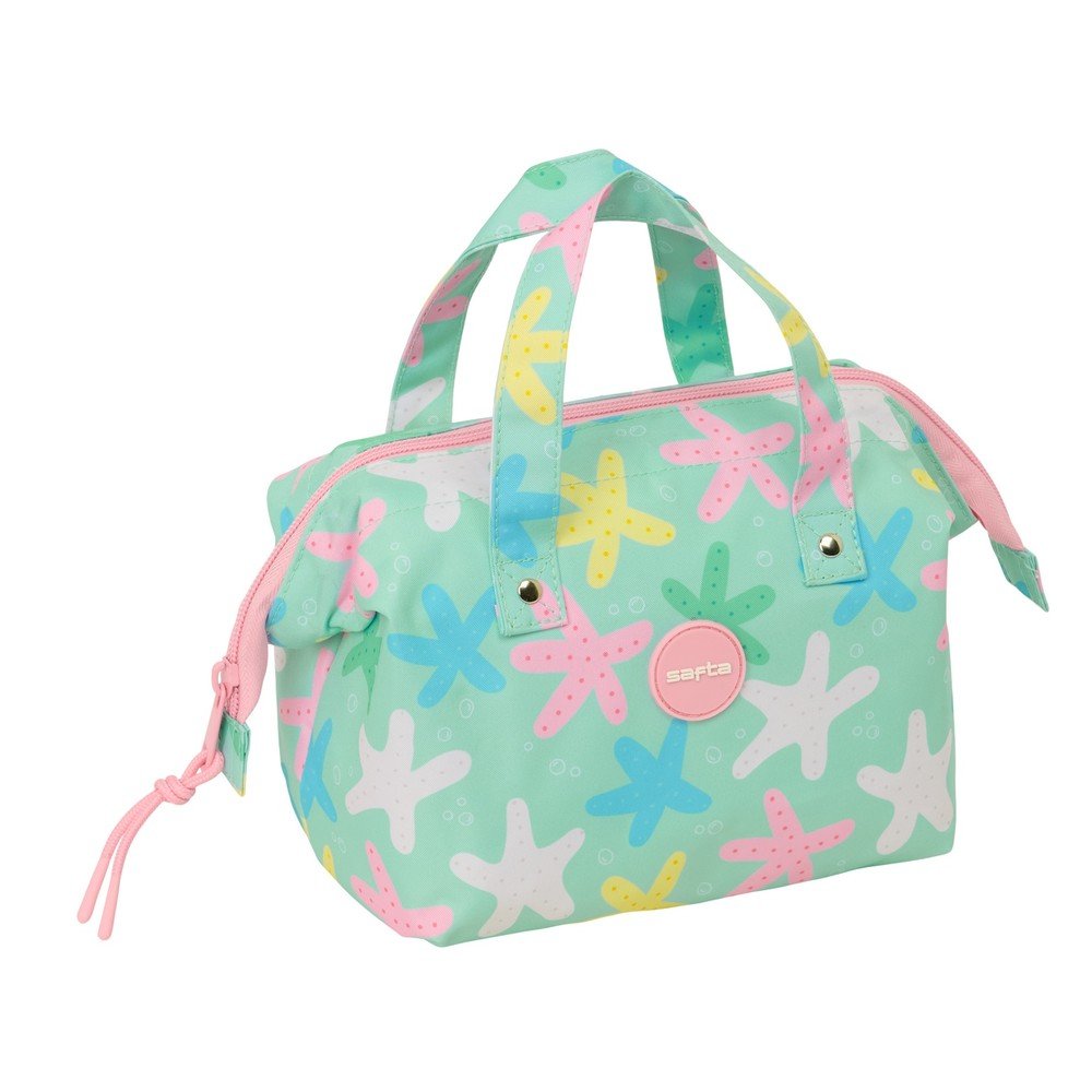 Neceser con Asas Estrellas Safta S.A. Menta y Multicolor