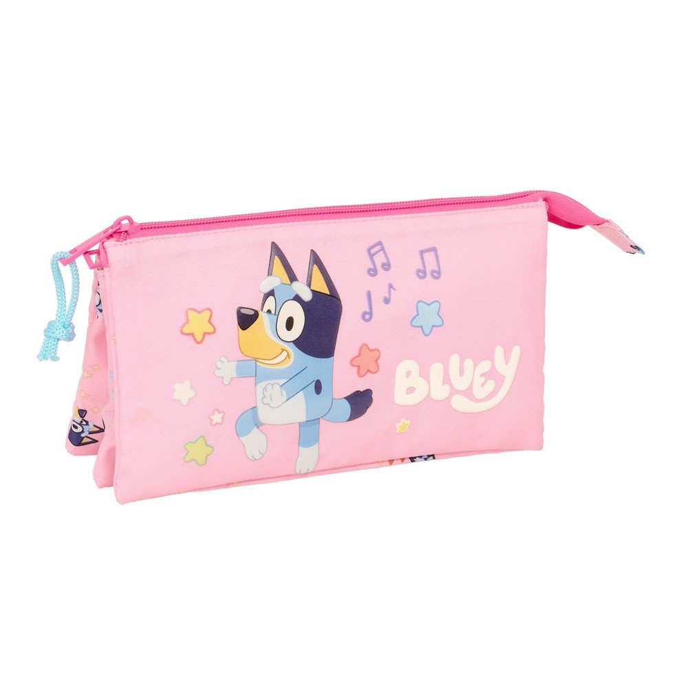 Portatodo Triple Bluey Dance SAFTA S.A. Rosa