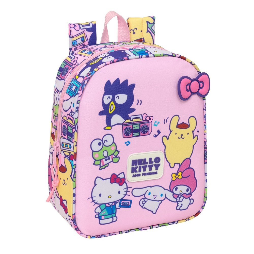 Mochila Guarderia Adapt Carro Hello Kitty & Friends 27x22