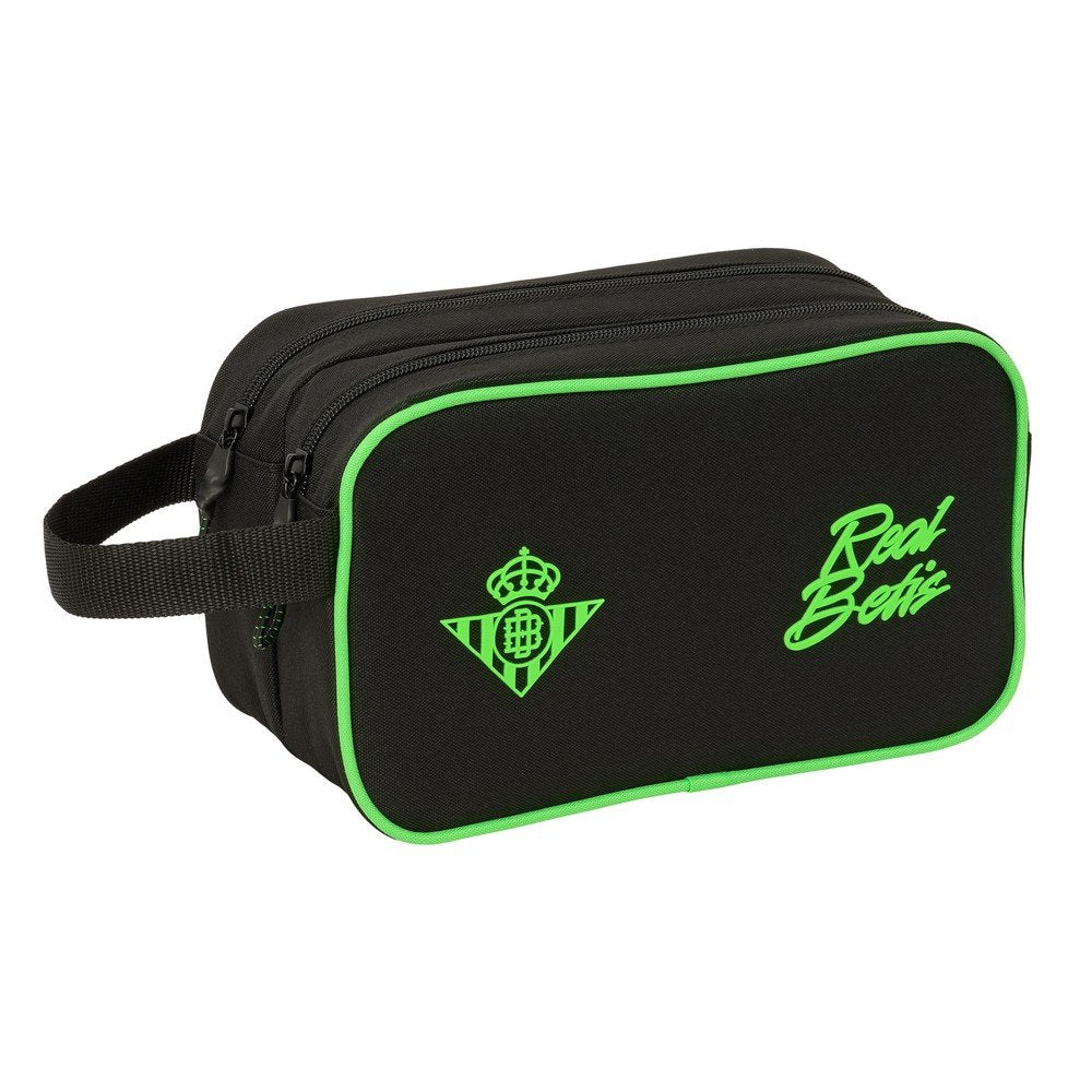 Neceser 2 departamentos adaptable a carro Real Betis negro SAFTA