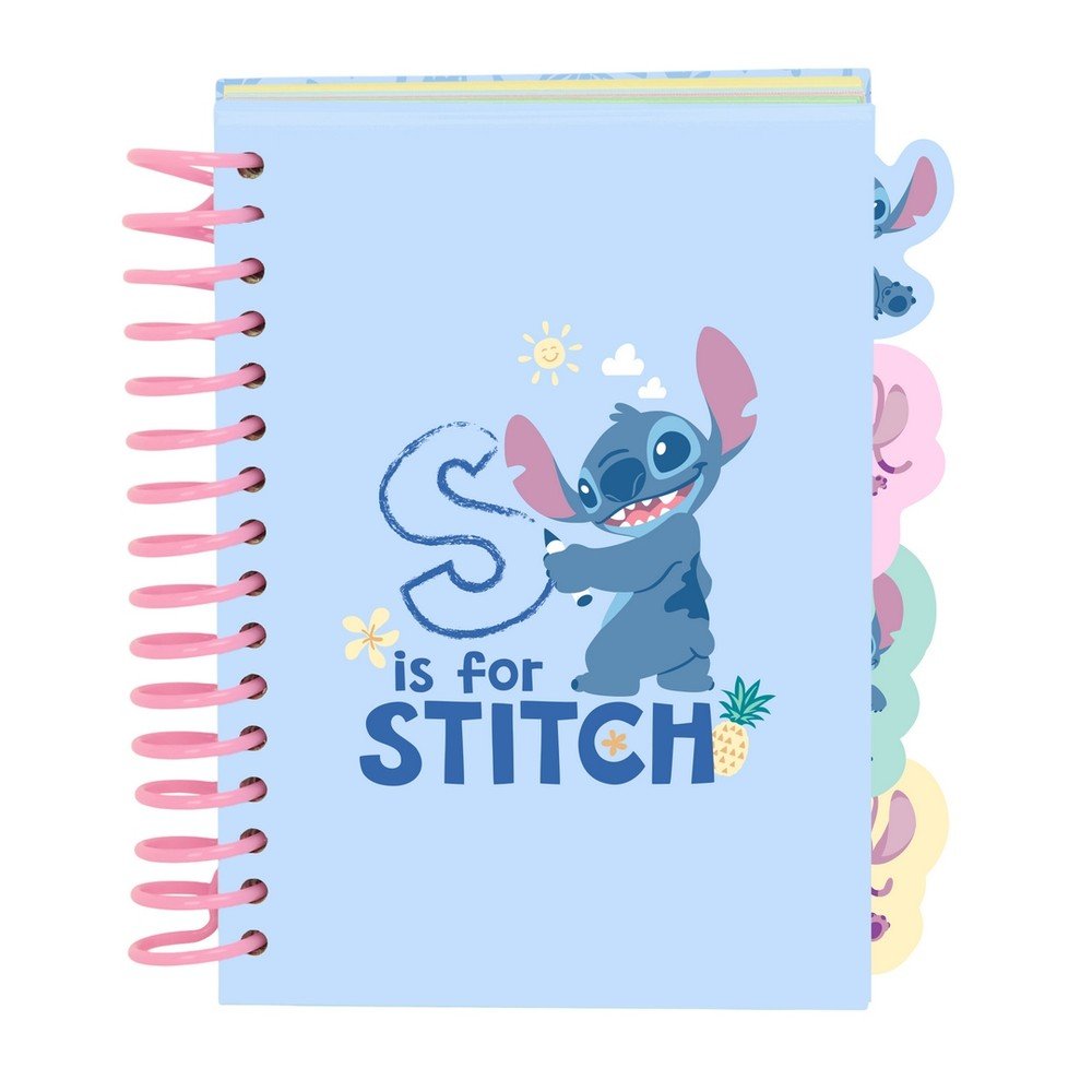 Bloc de notas A6 Stitch SAFTA S.A. Violeta