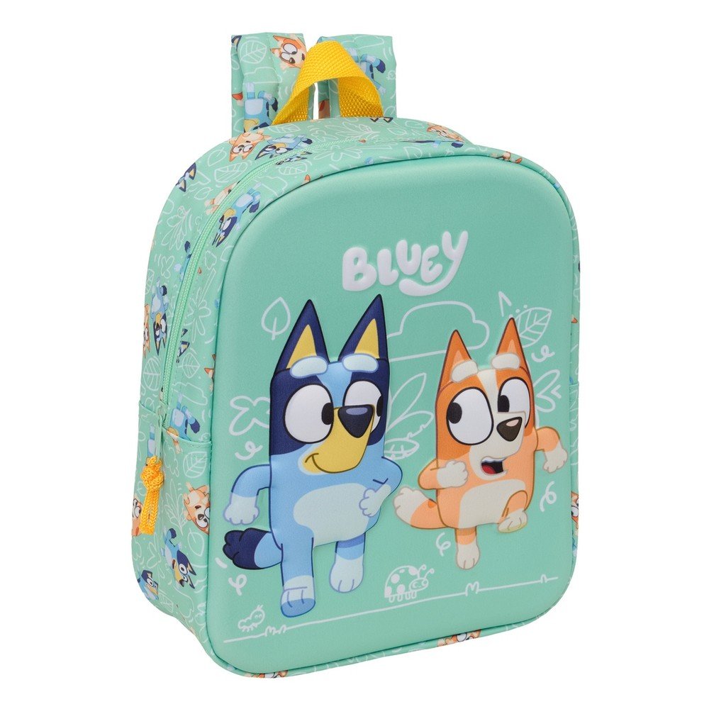 Mochila Guarderia 3D Bluey Cuadrada SAFTA