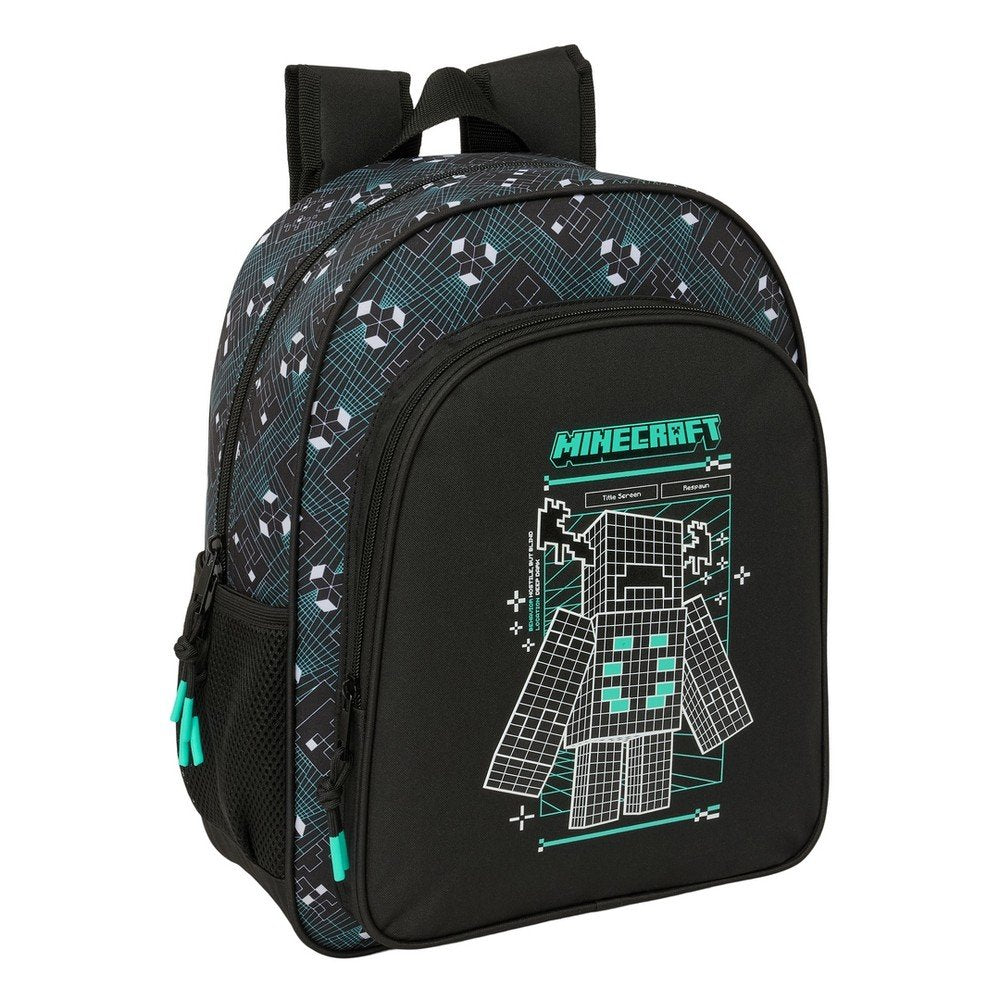Mochila Junior Adaptable a Carro Minecraft Screen SAFTA