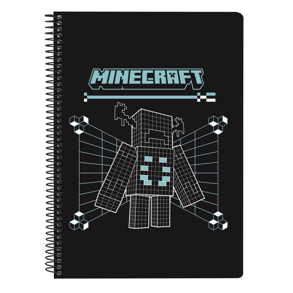 Libreta Cuarto Tapas Duras 80 H. Minecraft Screen SAFTA