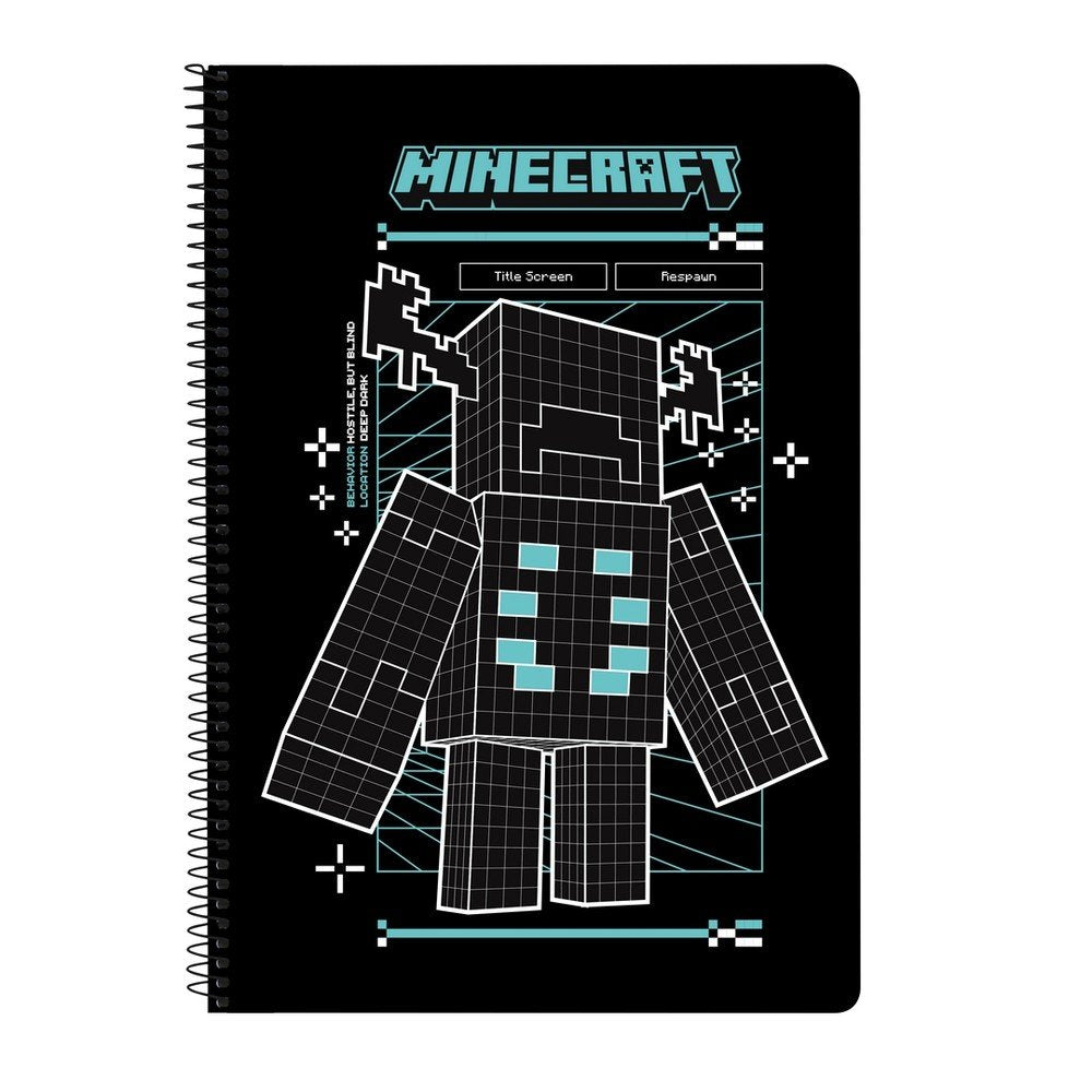 Libreta Folio Tapas Duras 80 H. Minecraft Screen SAFTA