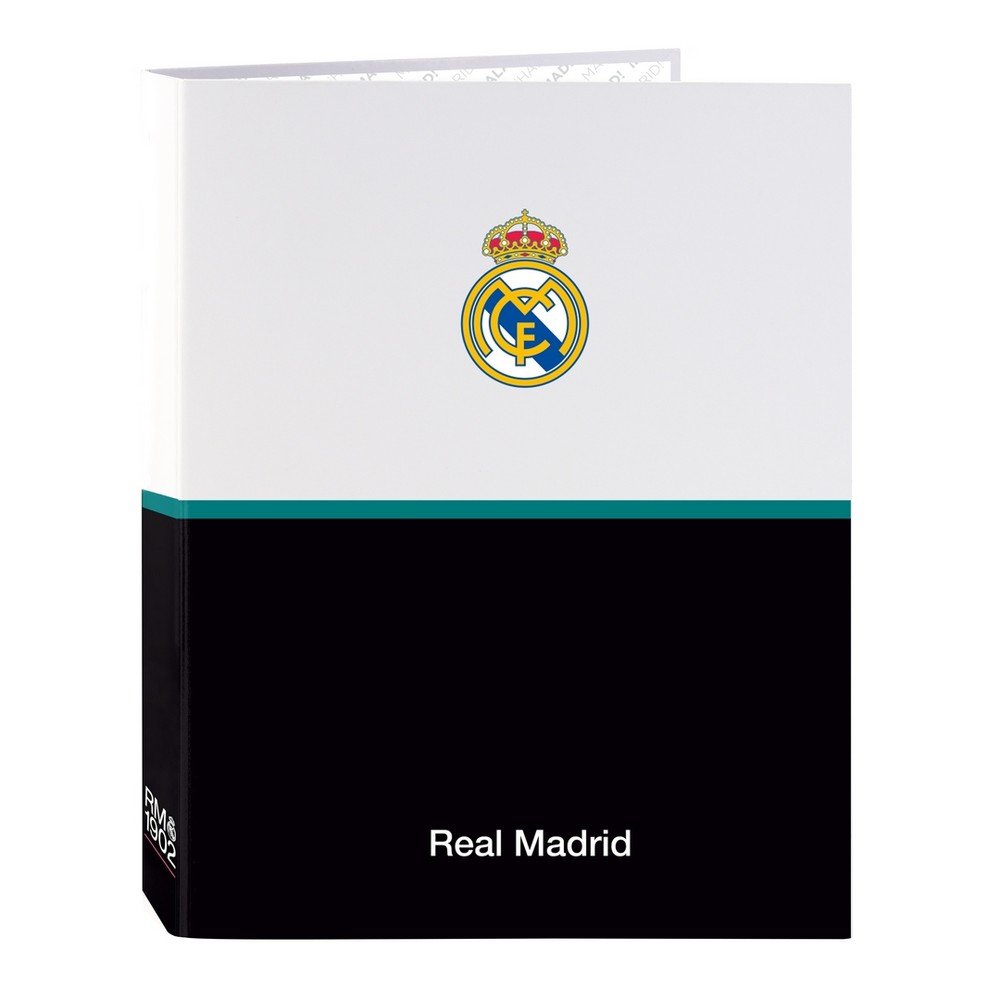 Carpeta Cartón Folio 4 Anillas Mixtas Real Madrid SAFTA Imagen principal del producto