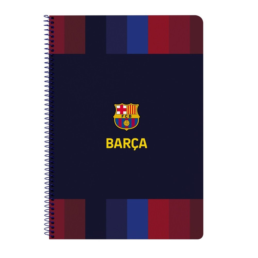 Libreta Folio Tapas Duras 80 H. F.c. Barcelona 1ª Equip. SAFTA