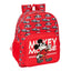 Mochila Junior Adaptable a Carro Mickey Mouse Racing Papelería del Paseo