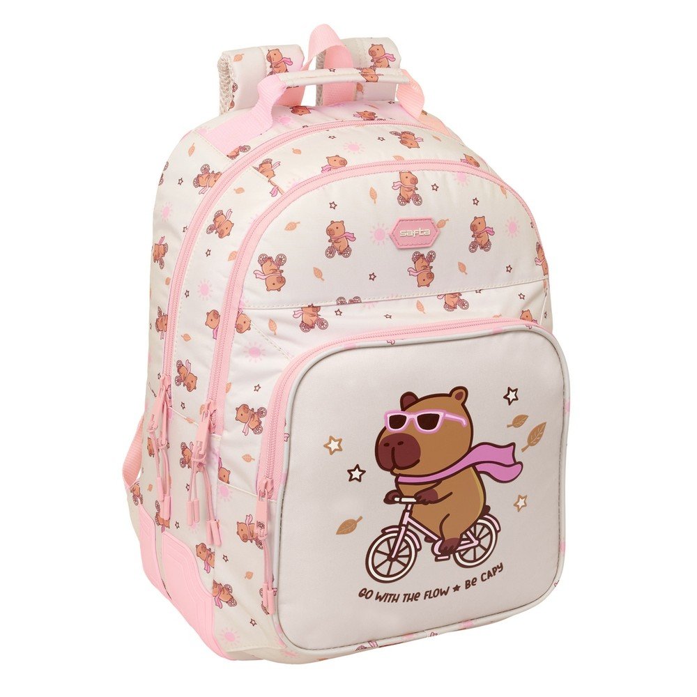 Mochila doble con cantoneras adaptable a carro Capibara SAFTA