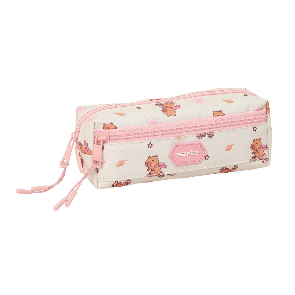 Portatodo triple pequeño con goma elastica Capibara SAFTA