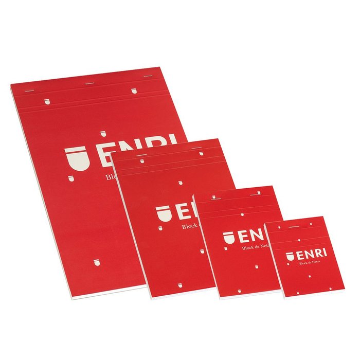 Bloc Espiral Estándar Liso 80H 90g | Enri 2000, S,A, | Cartón | Formato Estándar | Pack 10 Unidades