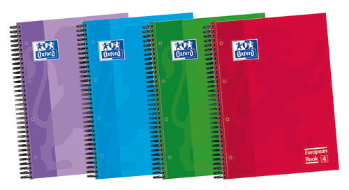 Bloc Espiral Estándar Liso 120H 90g | Oxford | Cartón | Formato Estándar | Pack 1 Unidades Imagen principal del producto