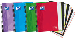 Cuadernos espiral A4+ Oxford con cuadrícula 5x5 en pack