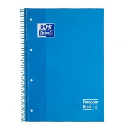 Bloc Espiral Estándar Liso 80H 90g | Oxford | Cartón | Formato Estándar | Pack 5 Unidades Imagen principal del producto