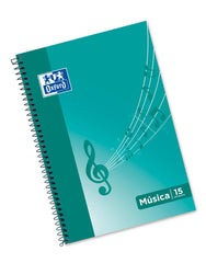 Bloc Espiral A4 Liso 20H 90g | Oxford | Cartón | Formato A4 | Pack 10 Unidades