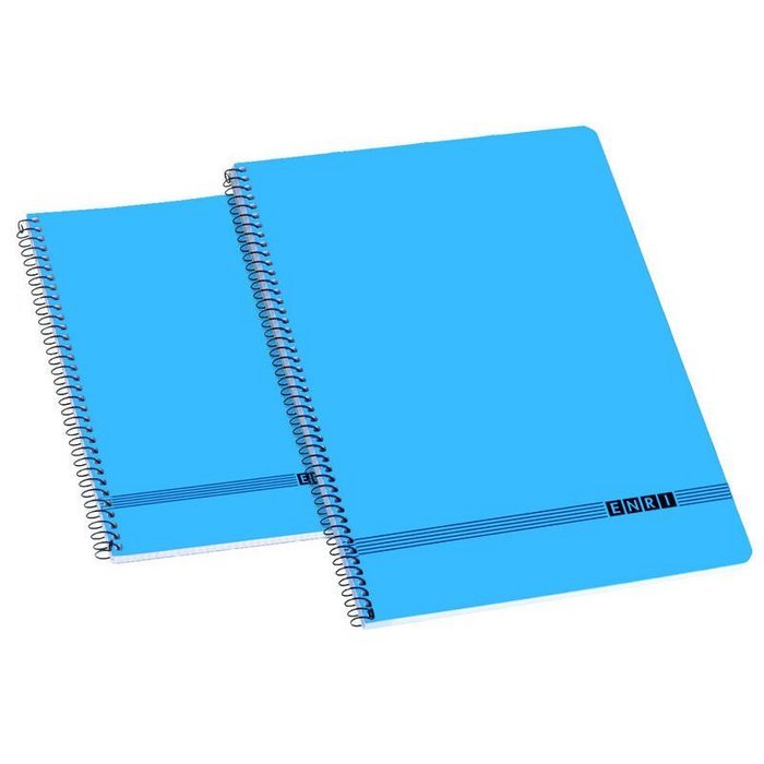 Bloc Espiral Estándar Liso 80H 90g | Enri 2000, S,A, | Cartón | Formato Estándar | Pack 10 Unidades