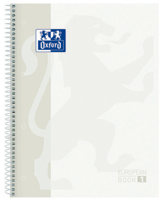 Bloc Espiral Estándar Liso 80H 90g | Oxford | Cartón | Formato Estándar | Pack 5 Unidades