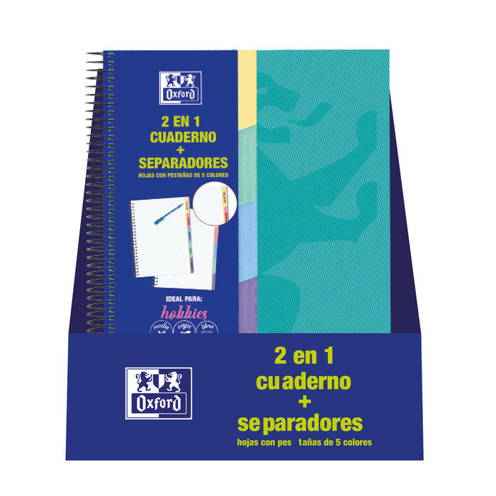Bloc Espiral Estándar Liso 100H 90g | Oxford | Cartón | Formato Estándar | Pack 1 Unidades Imagen principal del producto