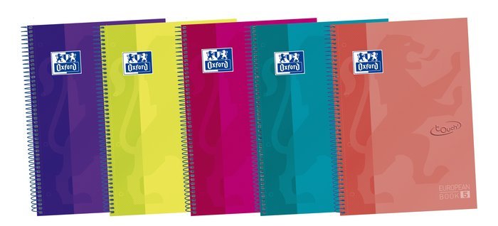 Bloc Espiral Estándar Liso 120H 90g | Oxford | Cartón | Formato Estándar | Pack 5 Unidades Imagen principal del producto