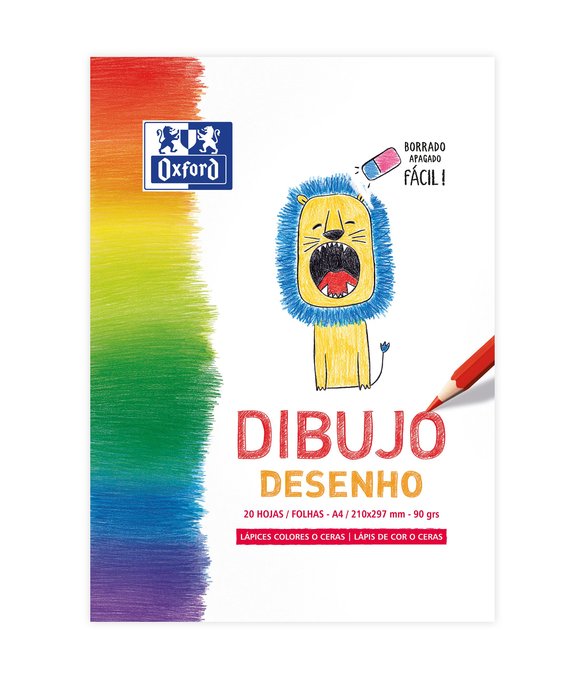 Bloc Espiral Estándar Liso 20H 90g | Oxford | Cartón | Formato Estándar | Pack 1 Unidades Imagen principal del producto
