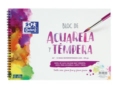 Bloc Espiral Estándar Liso 10H 300g | Oxford | Cartón | Formato Estándar | Pack 1 Unidades