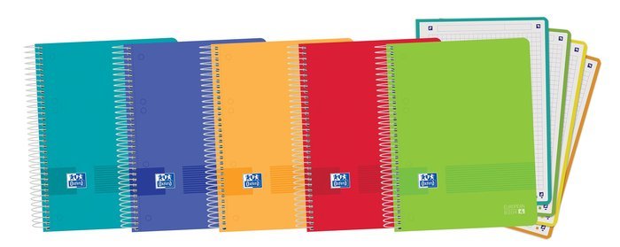 Bloc Espiral Estándar Liso 120H 90g | Oxford | Polipropileno | Formato Estándar | Pack 1 Unidades Imagen principal del producto