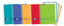 Paq/5 cuaderno espiral a5+ 120hojas 90g. cuadricula 5x5 ebook4 colores surtidos tapa plástico