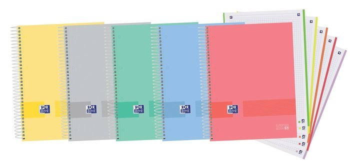 Bloc Espiral Estándar Liso 120H 90g | Oxford | Cartón | Formato Estándar | Pack 1 Unidades Imagen principal del producto