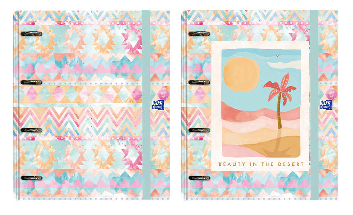 Carpebloc Europeanbinder A4 recambio 100H Cuad 5x5 Postcard Oxford Diseño