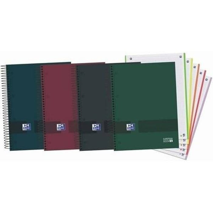 Bloc Espiral Estándar Liso 90g | Oxford | Cartón | Formato Estándar | Pack 5 Unidades Imagen principal del producto