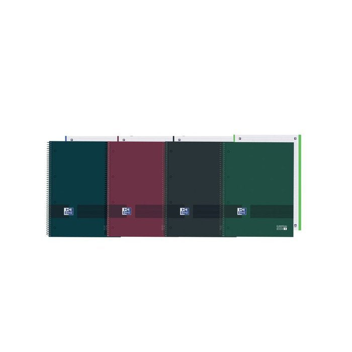Bloc Espiral Estándar Liso 80H 90g | Oxford | Cartón | Formato Estándar | Pack 5 Unidades Imagen principal del producto