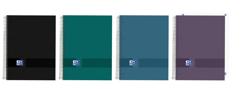 Cuaderno espiral A4+ Oxford You 120 hojas liso 5 unidades Imagen principal del producto