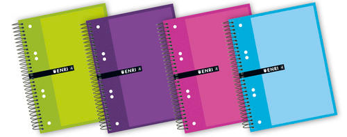 Bloc Espiral Estándar Liso 140H 90g | Enri 2000, S,A, | Cartón | Formato Estándar | Pack 1 Unidades Imagen principal del producto