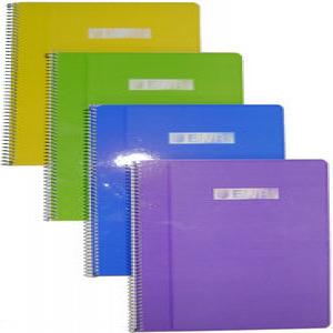 Bloc Espiral A4 Cuadro 4MM 80H 90g | Enri 2000, S,A, | Cartón | Formato A4 | Pack 10 Unidades Imagen principal del producto