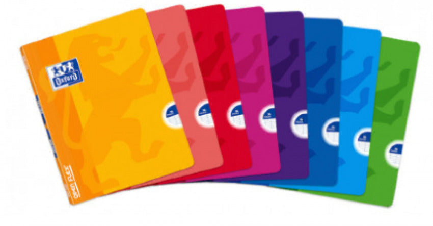 Paq/10 libretas a5 48h 90g. liso colores surtidos oxford classic