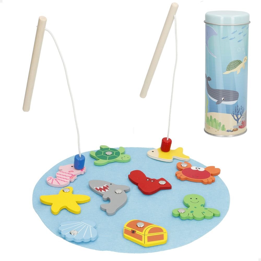 Expositor 6 Juegos de Pesca Madera Woomax Marca Colorbaby Woomax Imagen principal del producto
