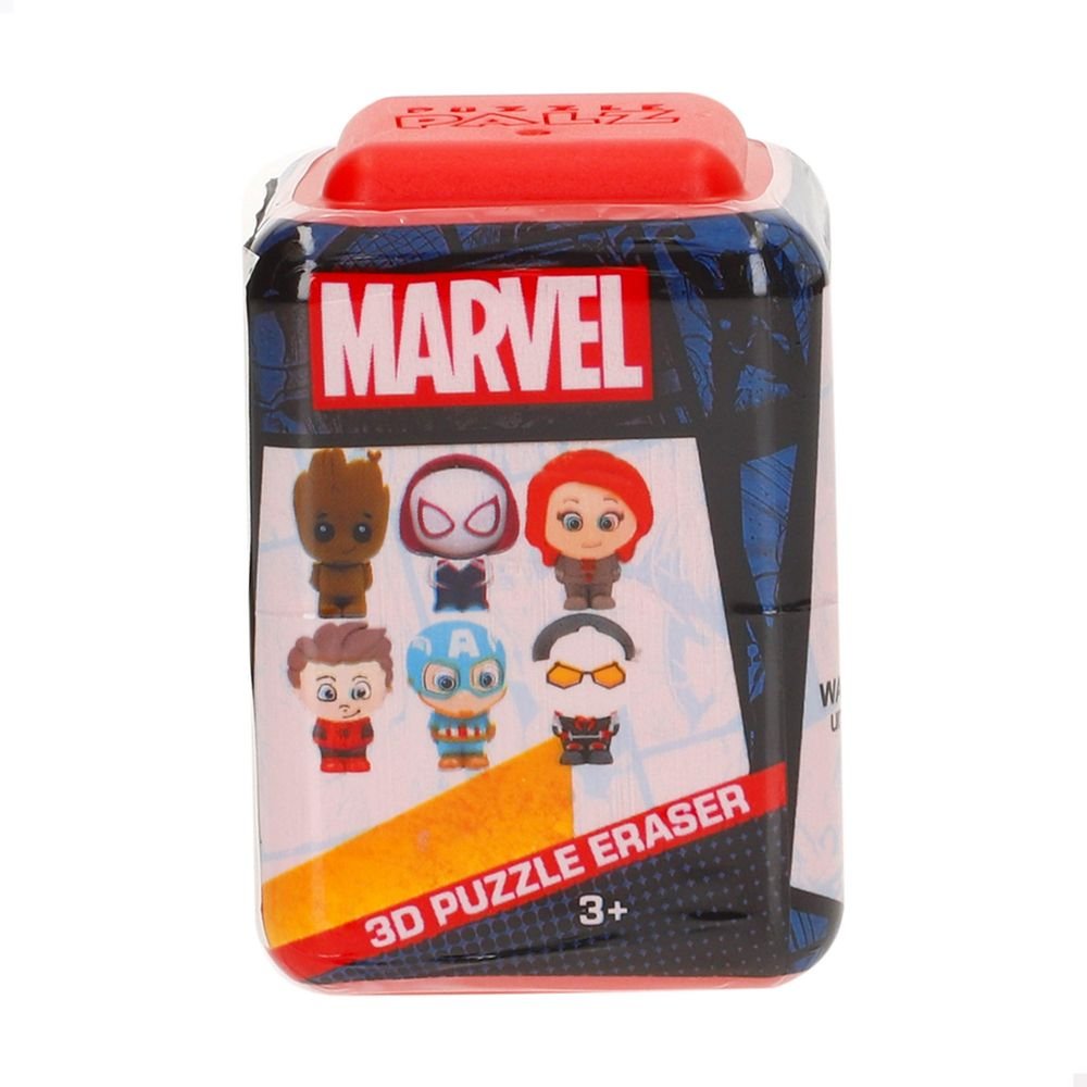 Expositor 30 Gomas 3D Marvel Puzzle Marca COLORBABY