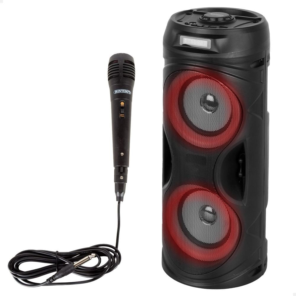 Altavoz inalámbrico con luces y micrófono colorbaby Imagen principal del producto