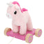 Arrastre Madera y Peluche Unicornio Woomax 18 Meses