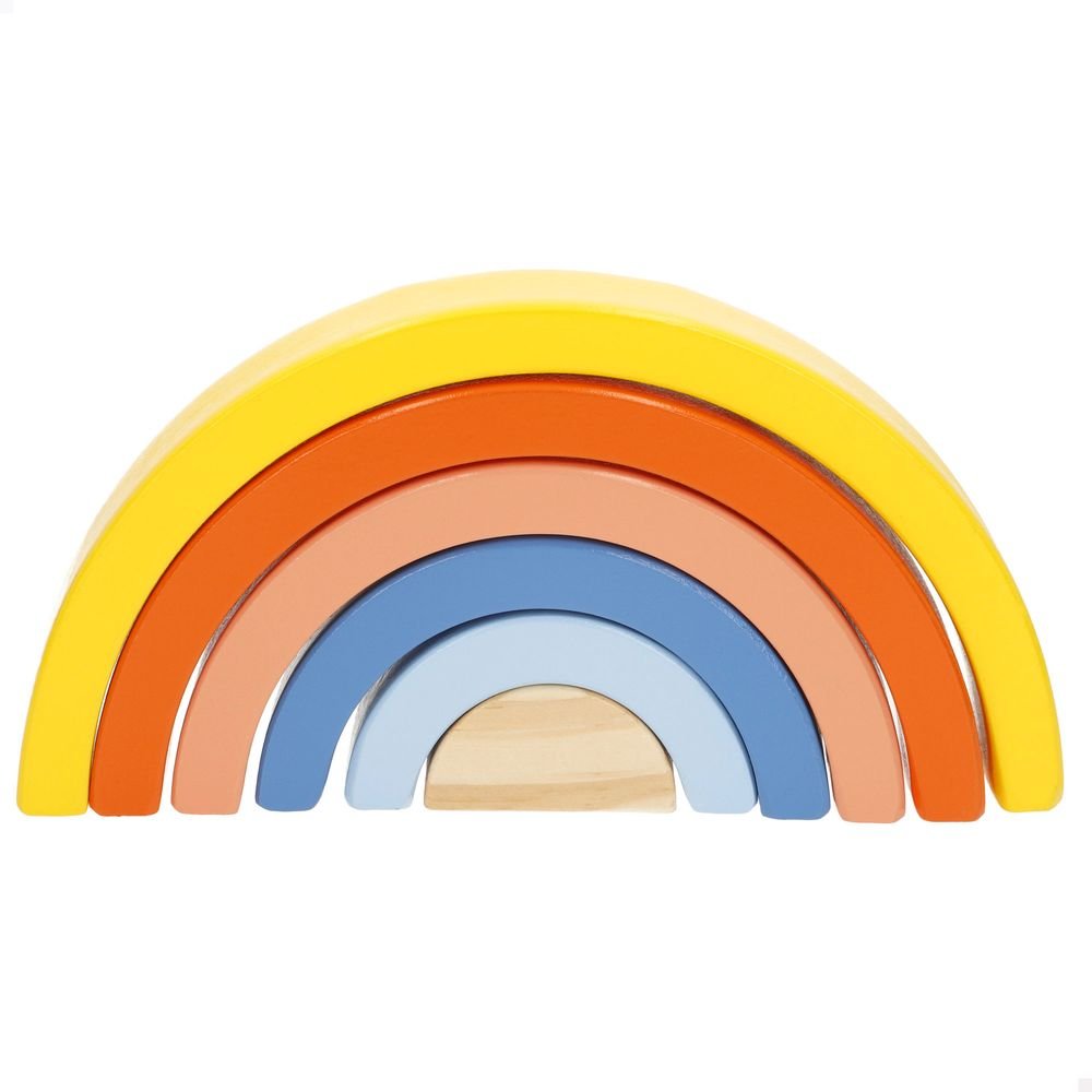 ARCOIRIS MADERA 6 PIEZAS 18X3X9CM WOOMAX | COLORBABY WOOMAX | 1 UNIDAD | 8412842392410