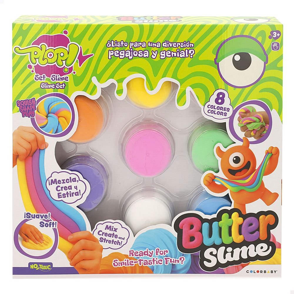 Set 8 Botes Colores Slime Marca Colorbaby Imagen principal del producto