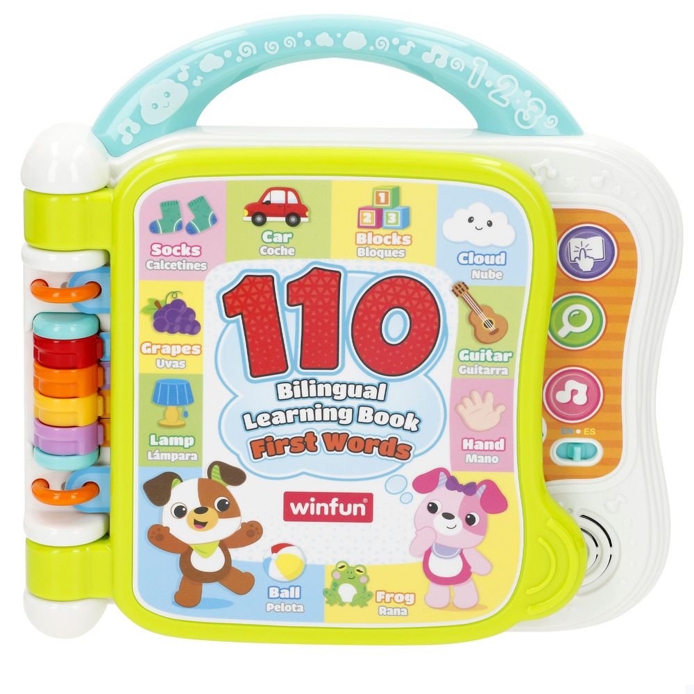 LIBRO APRENDIZAJE PRIMERAS PALABRAS BILINGUE +12M | COLORBABY | 1 UNIDAD | 8412842393691 Imagen principal del producto