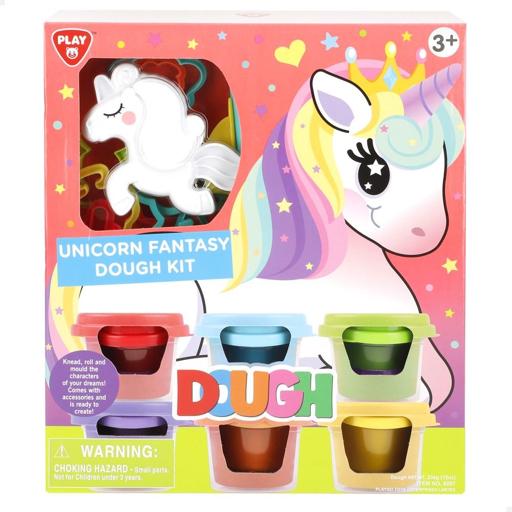Set Plastilina Unicornio con 6 Botes COLORBABY Imagen principal del producto