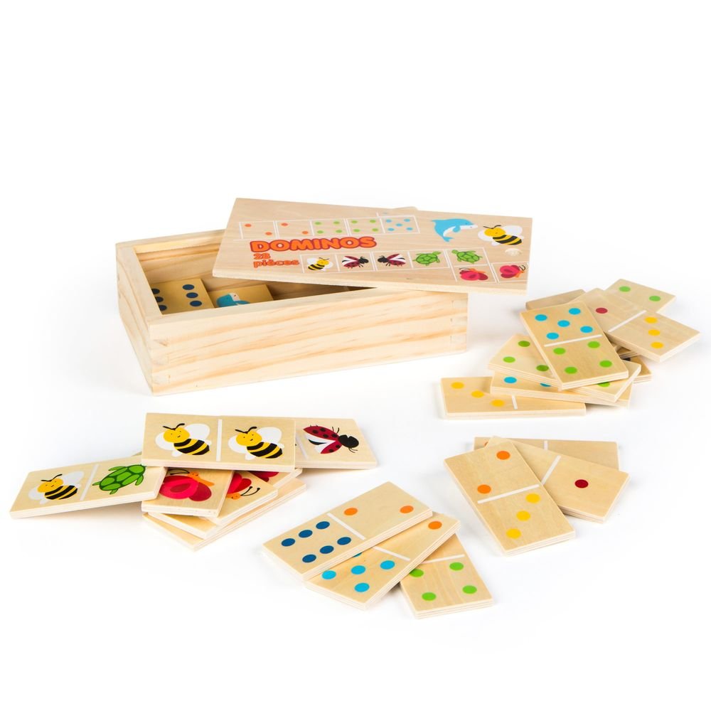 Domino madera animales 28 piezas Woomax marca Colorbaby Woomax Imagen principal del producto