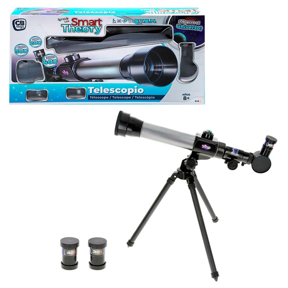 TELESCOPIO 20X/30X/40XEM | COLORBABY | 1 UNIDAD | 8412842448315 Imagen principal del producto
